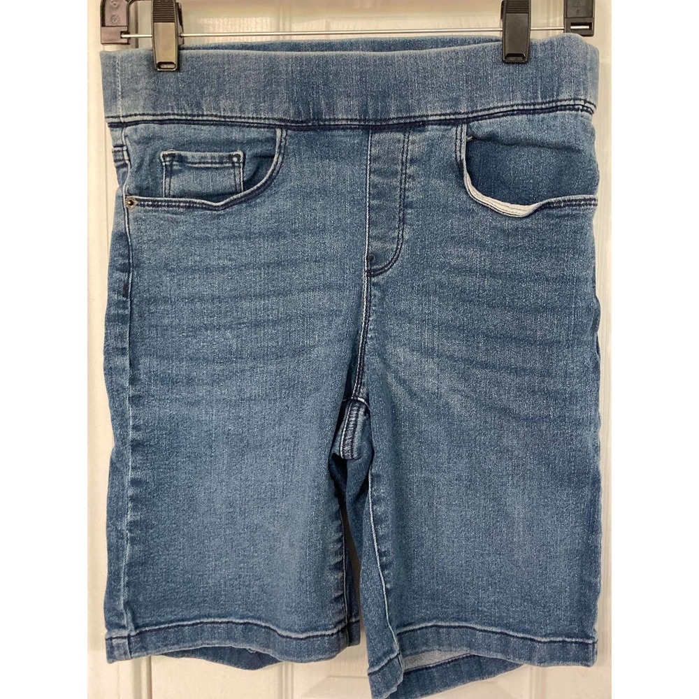 DKNY JEANS WOMEN'S PULL ON MID-RISE BERMUDA SHORTS , SMALL